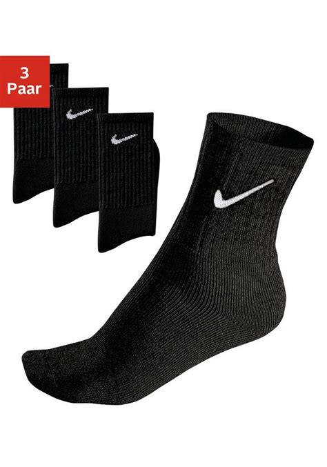 nike sportsocken 3 paar sx4100-001 schwarz|Nike Sportsocken 3 Paar SX4100.